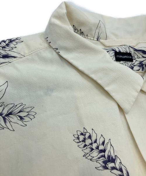 nanamica（ナナミカ）nanamica (ナナミカ) nanamica Open Collar Wind H/S Shirt Ecru / 半袖シャツ ホワイト サイズ:Sの古着・服飾アイテム