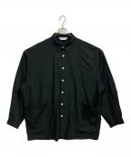 digawelディガウェル）の古着「Side pocket L/S shirt / 長袖シャツ」｜ブラック