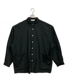 digawel（ディガウェル）の古着「Side pocket L/S shirt / 長袖シャツ」｜ブラック