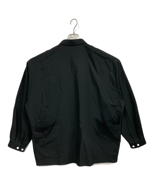 digawel（ディガウェル）DIGAWEL (ディガウェル) Side pocket L/S shirt / 長袖シャツ ブラック サイズ:1の古着・服飾アイテム