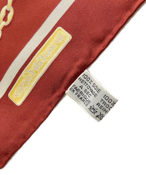 Cartier（カルティエ）Cartier (カルティエ) must de Cartier / シルクスカーフ レッドの古着・服飾アイテム
