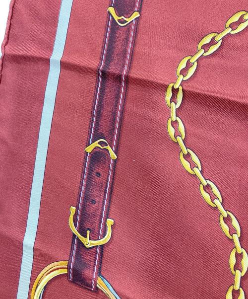 Cartier（カルティエ）Cartier (カルティエ) must de Cartier / シルクスカーフ レッドの古着・服飾アイテム