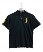 POLO RALPH LAURENポロ・ラルフローレン）の古着「ビッグポニー ポロシャツ」｜ブラック