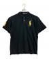 POLO RALPH LAUREN（ポロ・ラルフローレン）の古着「ビッグポニー ポロシャツ」｜ブラック