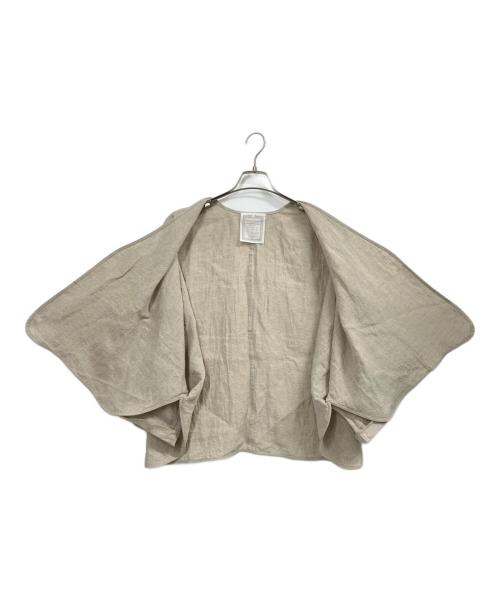 BEARDSLEY（ビアズリー）BEARDSLEY (ビアズリー) リネンブラウス ベージュ サイズ:FREEの古着・服飾アイテム