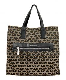MICHAEL KORS（マイケルコース）の古着「KENLY ケンリー ラージ 2WAYバッグ」｜ブラック×ベージュ