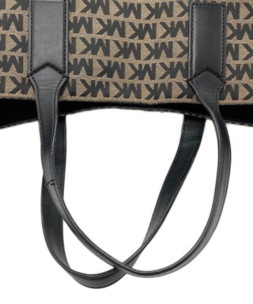 MICHAEL KORS（マイケルコース）MICHAEL KORS (マイケルコース) KENLY ケンリー ラージ 2WAYバッグ ブラック×ベージュの古着・服飾アイテム