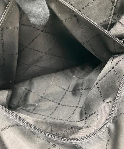 MICHAEL KORS（マイケルコース）MICHAEL KORS (マイケルコース) KENLY ケンリー ラージ 2WAYバッグ ブラック×ベージュの古着・服飾アイテム