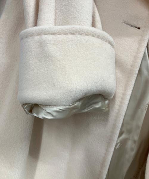 MaxMara（マックスマーラ）MaxMara (マックスマーラ) カシミア混ウールコート ピンク サイズ:38の古着・服飾アイテム