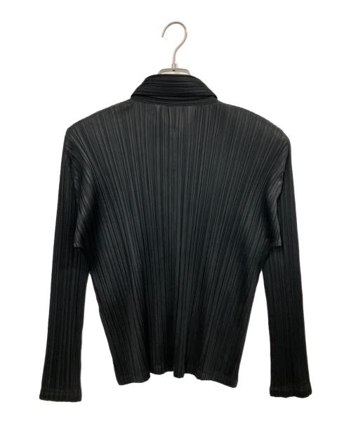 PLEATS PLEASE（プリーツプリーズ）PLEATS PLEASE (プリーツプリーズ) プリーツ長袖シャツ ブラック サイズ:3の古着・服飾アイテム