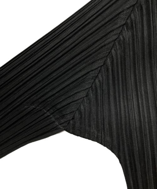 PLEATS PLEASE（プリーツプリーズ）PLEATS PLEASE (プリーツプリーズ) プリーツ長袖シャツ ブラック サイズ:3の古着・服飾アイテム
