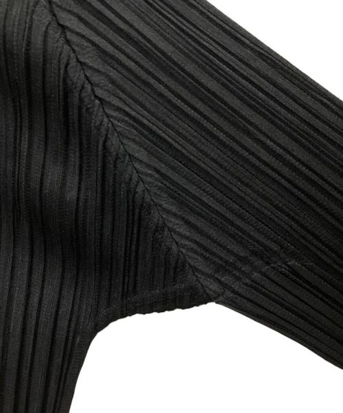 PLEATS PLEASE（プリーツプリーズ）PLEATS PLEASE (プリーツプリーズ) プリーツ長袖シャツ ブラック サイズ:3の古着・服飾アイテム