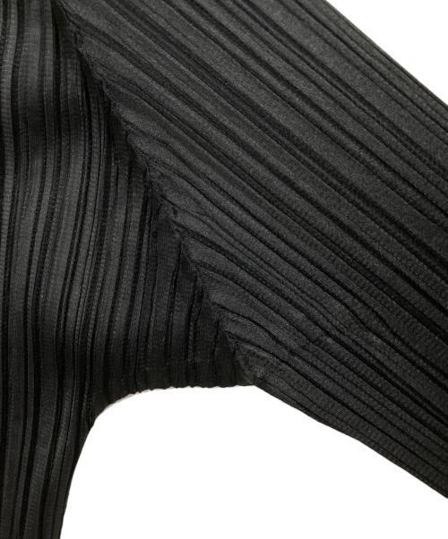 PLEATS PLEASE（プリーツプリーズ）PLEATS PLEASE (プリーツプリーズ) プリーツ長袖シャツ ブラック サイズ:3の古着・服飾アイテム