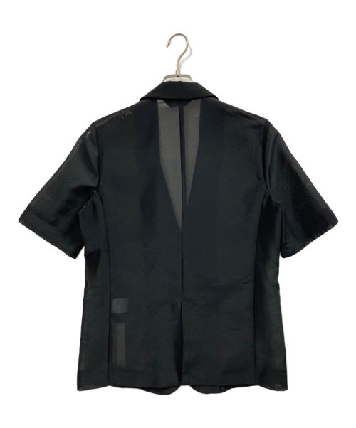 allureville（アルアバイル）allureville (アルアバイル) シャツジャケット ブラック サイズ:2 未使用品の古着・服飾アイテム
