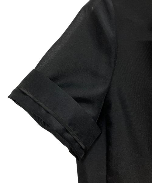 allureville（アルアバイル）allureville (アルアバイル) シャツジャケット ブラック サイズ:2 未使用品の古着・服飾アイテム