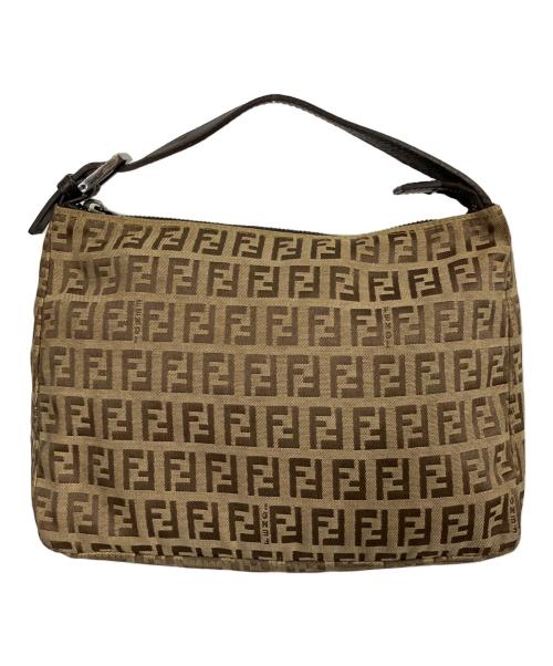 FENDI（フェンディ）FENDI (フェンディ) ズッキーノ ミニバッグ ブラウンの古着・服飾アイテム
