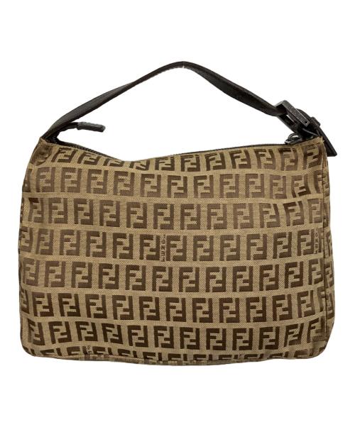 FENDI（フェンディ）FENDI (フェンディ) ズッキーノ ミニバッグ ブラウンの古着・服飾アイテム