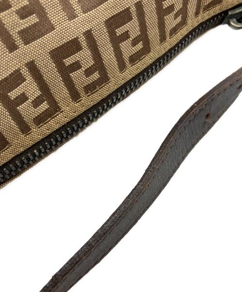 FENDI（フェンディ）FENDI (フェンディ) ズッキーノ ミニバッグ ブラウンの古着・服飾アイテム