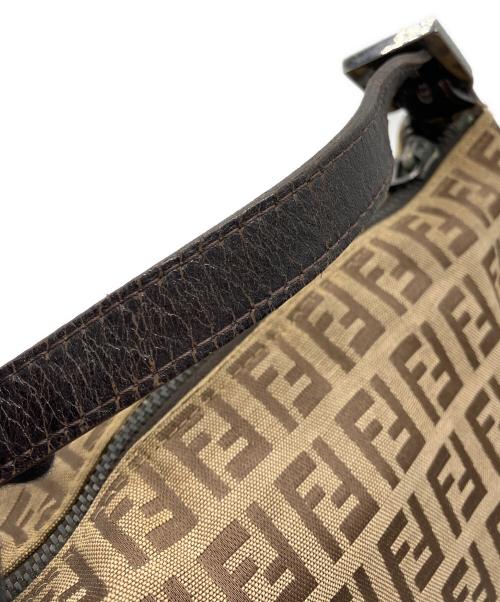 FENDI（フェンディ）FENDI (フェンディ) ズッキーノ ミニバッグ ブラウンの古着・服飾アイテム