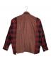 Rebuild by Needles (リビルドバイニードルス) Flannel Shirt Ribbon Wide Shirt ボルドー サイズ:表記無し：10000円