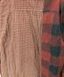 中古・古着 Rebuild by Needles (リビルドバイニードルス) Flannel Shirt Ribbon Wide Shirt ボルドー サイズ:表記無し：10000円