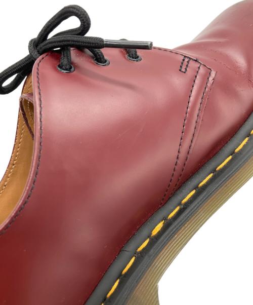 Dr.Martens（ドクターマーチン）Dr.Martens (ドクターマーチン) 3ホールシューズ レッド サイズ:UK 9の古着・服飾アイテム