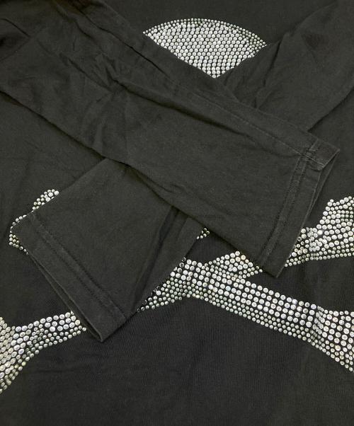 Mastermind JAPAN（マスターマインド ジャパン）Mastermind JAPAN (マスターマインド ジャパン) スカルカットソー ブラック サイズ:Lの古着・服飾アイテム