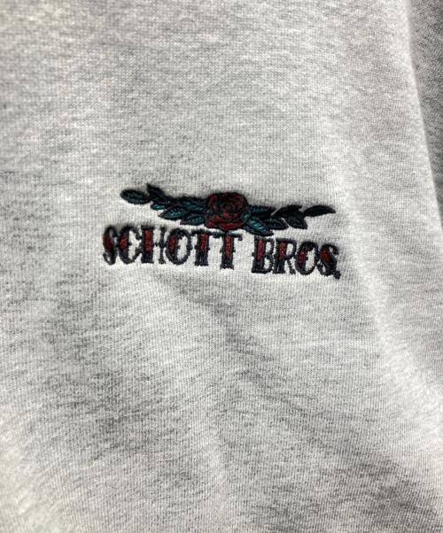 Schott（ショット）Schott (ショット) SHAKE HAND SNAKE CREW SWEAT / スウェット グレー サイズ:Lの古着・服飾アイテム
