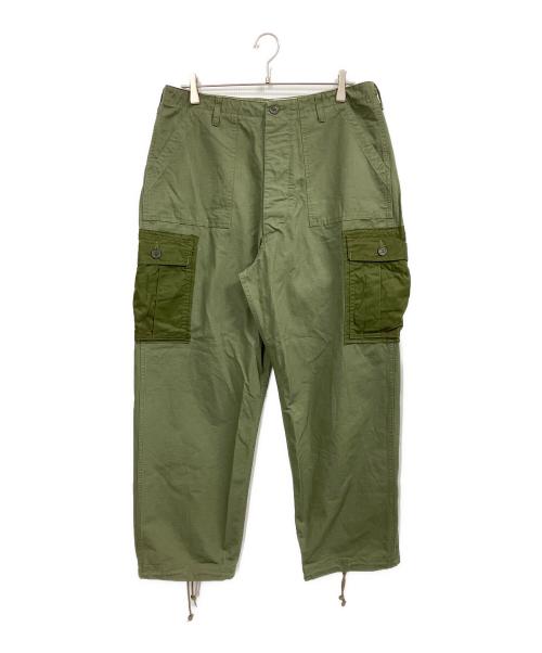 FATIGUE SLACKS（ファティーグスラックス）FATIGUE SLACKS (ファティーグスラックス) ミリタリーパンツ カーキ サイズ:L / SHORTの古着・服飾アイテム