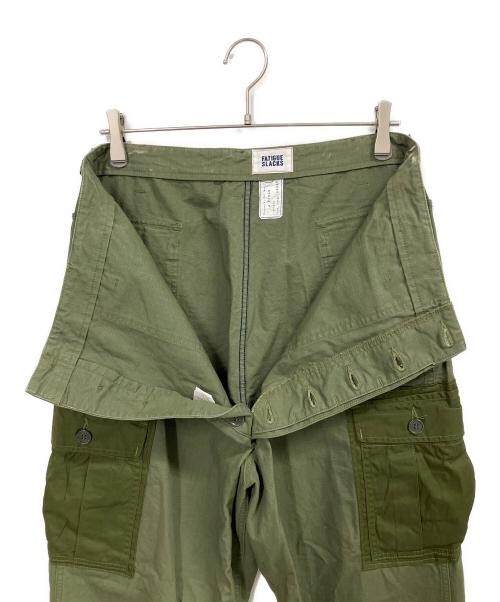 FATIGUE SLACKS（ファティーグスラックス）FATIGUE SLACKS (ファティーグスラックス) ミリタリーパンツ カーキ サイズ:L / SHORTの古着・服飾アイテム