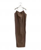 Championチャンピオン）の古着「CAMISOLE DRESS / キャミソールワンピース」｜ブラウン