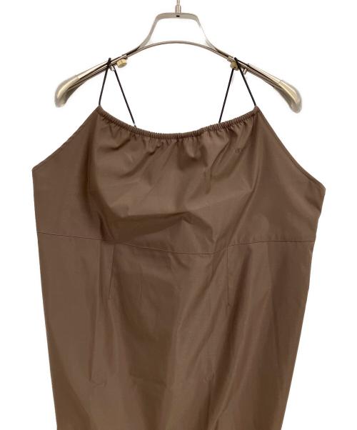 Champion（チャンピオン）Champion (チャンピオン) CAMISOLE DRESS / キャミソールワンピース ブラウン サイズ:Lの古着・服飾アイテム