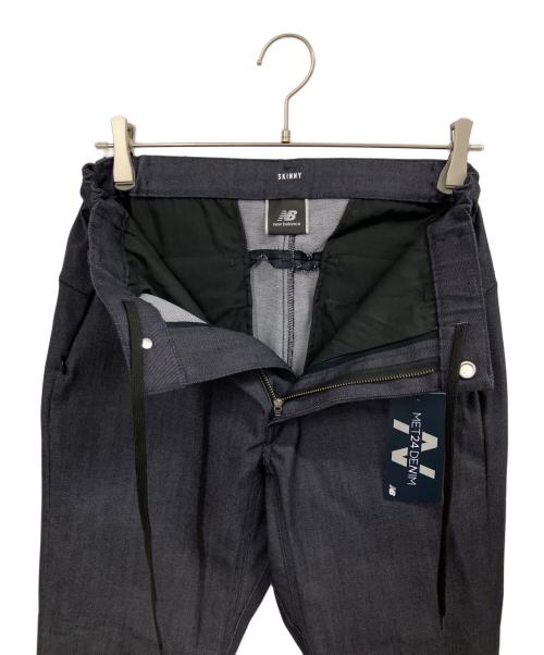NEW BALANCE（ニューバランス）NEW BALANCE (ニューバランス) MET24 Denim Skinny Fit / スキニーフィット デニムパンツ グレー サイズ:S 未使用品の古着・服飾アイテム