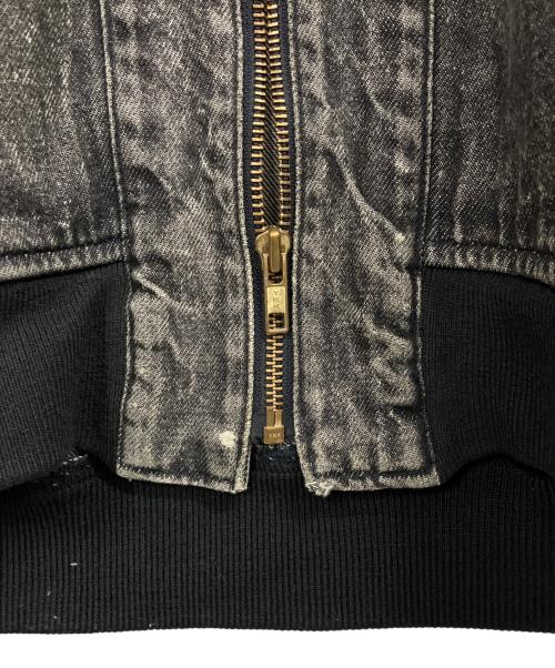 NIKE（ナイキ）NIKE (ナイキ) CHALLENGE COURT / 80’Sケミカルウォッシュデニムジャケット ブルー サイズ:XLの古着・服飾アイテム