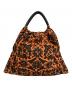 Vivienne Westwood (ヴィヴィアンウエストウッド) キャンバストートバッグ オレンジ×ブラック：11000円