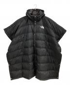 THE NORTH FACEザ ノース フェイス）の古着「パテッドポンチョコート」｜ブラック