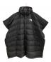 THE NORTH FACE（ザ ノース フェイス）の古着「パテッドポンチョコート」｜ブラック