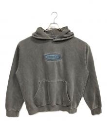 FEELS（フィールズ）の古着「PIGMENT DYE HOODIE BLACK」｜グレー