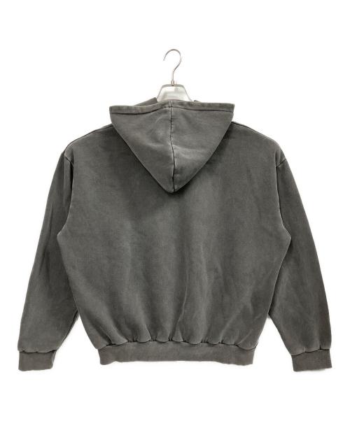 FEELS（フィールズ）FEELS (フィールズ) PIGMENT DYE HOODIE BLACK グレー サイズ:Mの古着・服飾アイテム