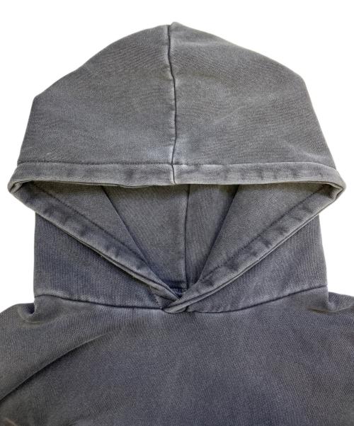 FEELS（フィールズ）FEELS (フィールズ) PIGMENT DYE HOODIE BLACK グレー サイズ:Mの古着・服飾アイテム