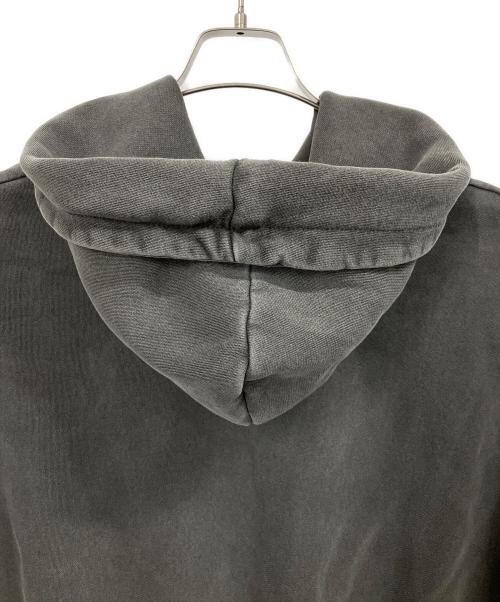 FEELS（フィールズ）FEELS (フィールズ) PIGMENT DYE HOODIE BLACK グレー サイズ:Mの古着・服飾アイテム