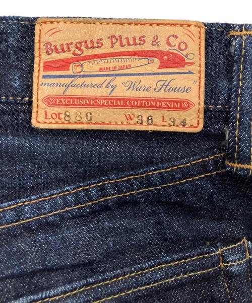 WAREHOUSE（ウエアハウス）WAREHOUSE (ウエアハウス) BURGUS PLUS (バーガスプラス) デニムパンツ インディゴ サイズ:W36　L34の古着・服飾アイテム