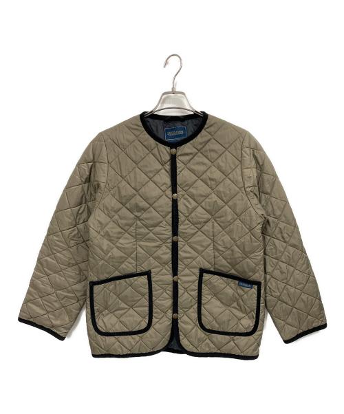 LAVENHAM（ラベンハム）LAVENHAM (ラベンハム) LAVENSTER CREW NECK JACKET ベージュ サイズ:12(40)の古着・服飾アイテム