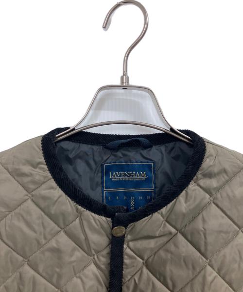 LAVENHAM（ラベンハム）LAVENHAM (ラベンハム) LAVENSTER CREW NECK JACKET ベージュ サイズ:12(40)の古着・服飾アイテム
