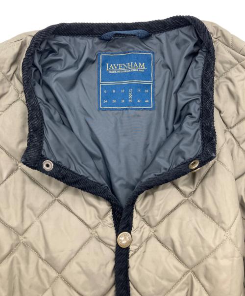 LAVENHAM（ラベンハム）LAVENHAM (ラベンハム) LAVENSTER CREW NECK JACKET ベージュ サイズ:12(40)の古着・服飾アイテム