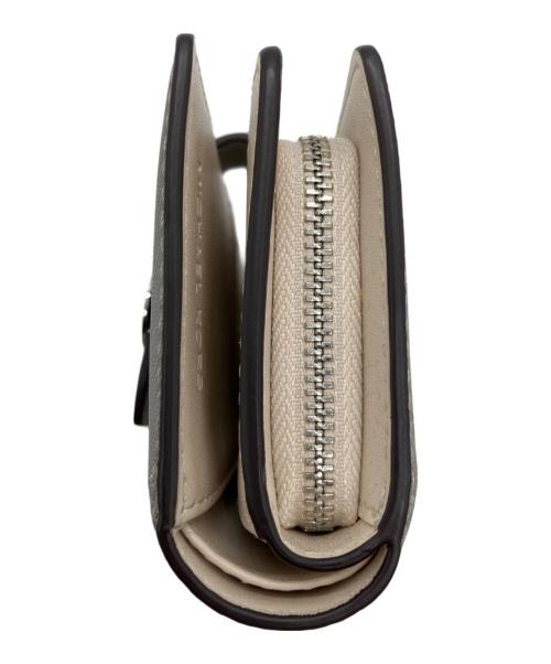 MICHAEL KORS（マイケルコース）MICHAEL KORS (マイケルコース) グリニッジ 2つ折り財布 グレーの古着・服飾アイテム