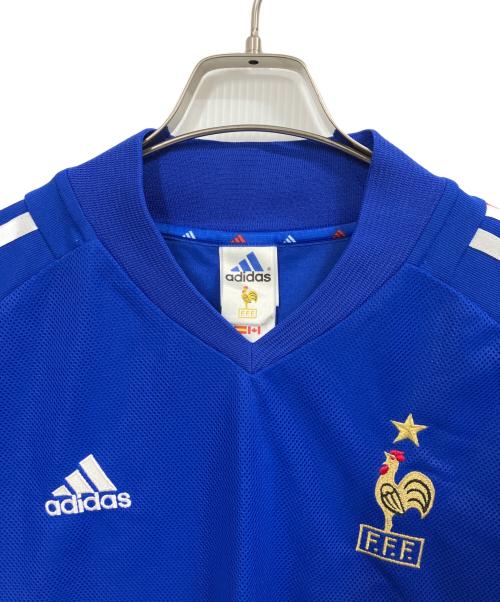 adidas（アディダス）adidas (アディダス) 00s フランス代表 / ゲームシャツ ブルー サイズ:2XOの古着・服飾アイテム