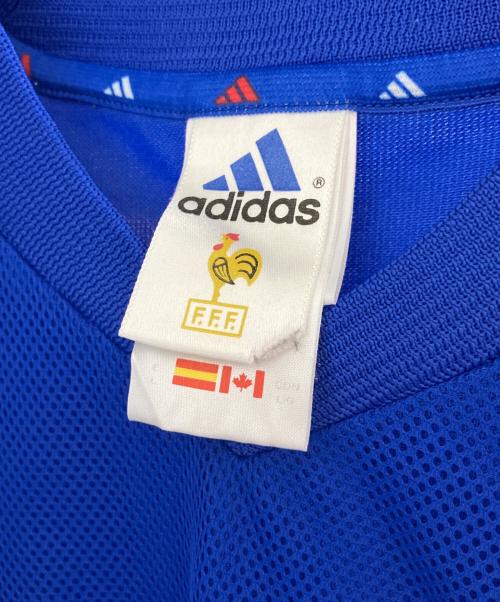adidas（アディダス）adidas (アディダス) 00s フランス代表 / ゲームシャツ ブルー サイズ:2XOの古着・服飾アイテム