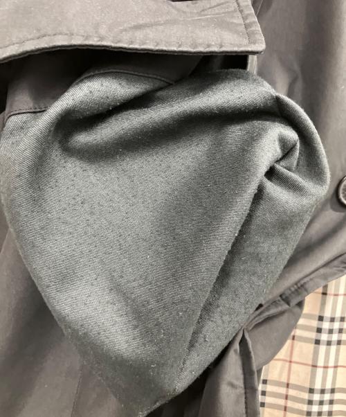 BURBERRY BLACK LABEL（バーバリーブラックレーベル）BURBERRY BLACK LABEL (バーバリーブラックレーベル) ステンカラーコート ブラック サイズ:Lの古着・服飾アイテム