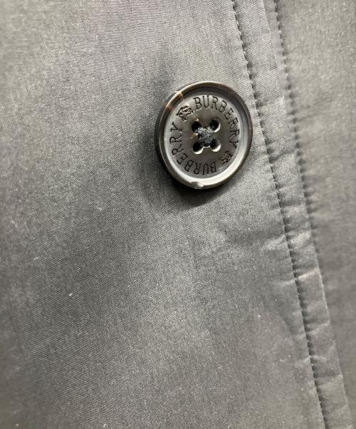 BURBERRY BLACK LABEL（バーバリーブラックレーベル）BURBERRY BLACK LABEL (バーバリーブラックレーベル) ステンカラーコート ブラック サイズ:Lの古着・服飾アイテム